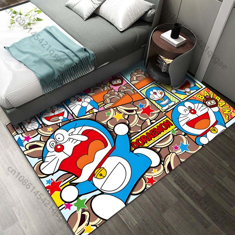Commercial Printing Format - Alfombra con estampado de Doraemon y