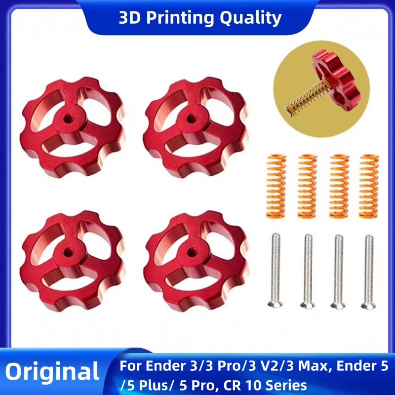 Creality Printer Ender 3 - Tuercas de nivelación metálicas Creality, juego