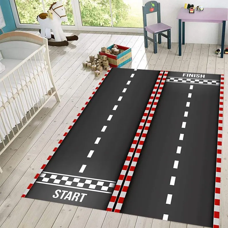 Commercial Printing Format - Alfombra de pista de carreras, transporte