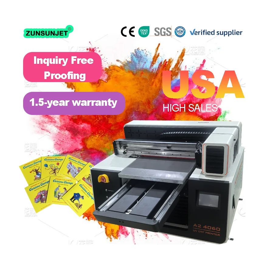Uv Flatbed Printer - Impresora UV DTF de Cama Plana