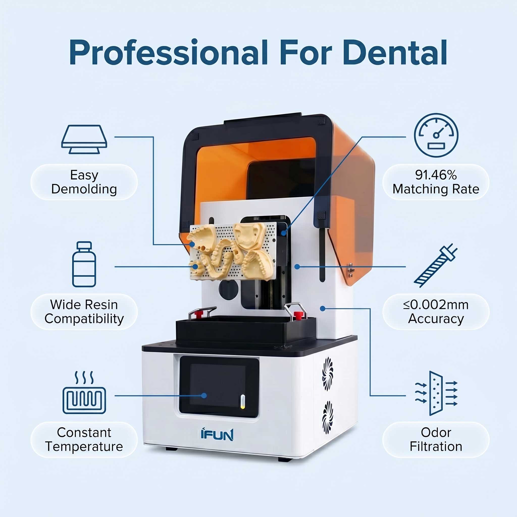Impresora 3D Dental de Grado P - Commercial Print Model reseña y precio