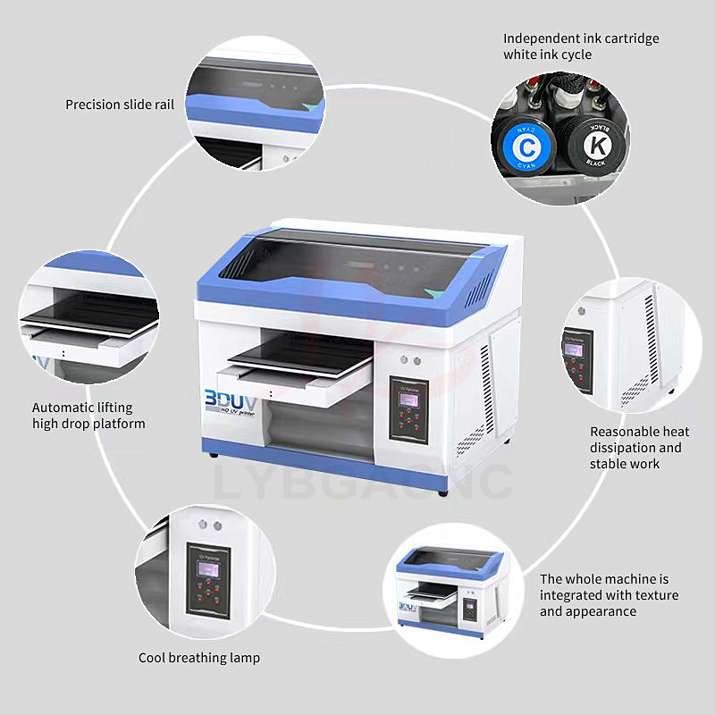 Impresora de Inyección de Tint - Uv Flatbed Printer reseña y precio