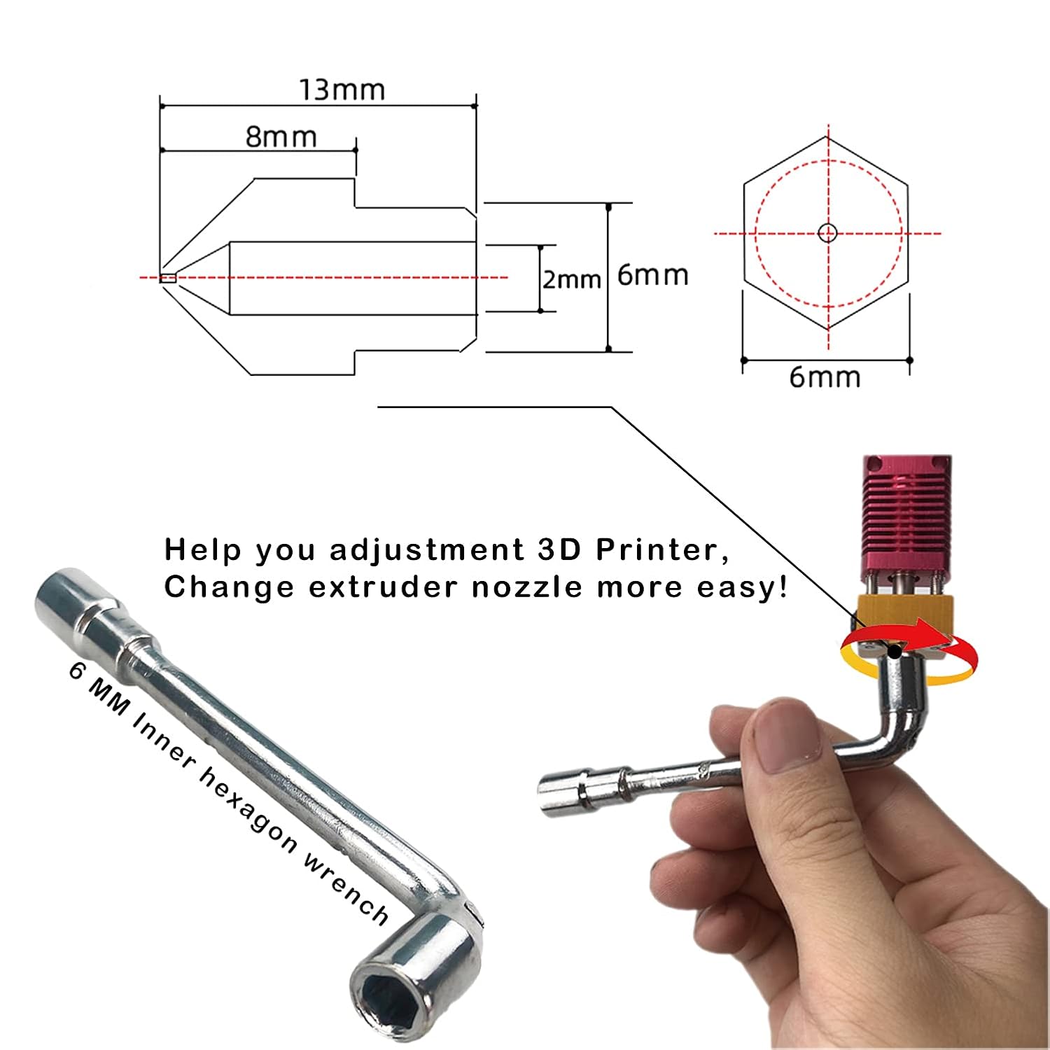 CREALITY 20 piezas MK8 boquill - Creality Printer Ender 3 reseña y precio