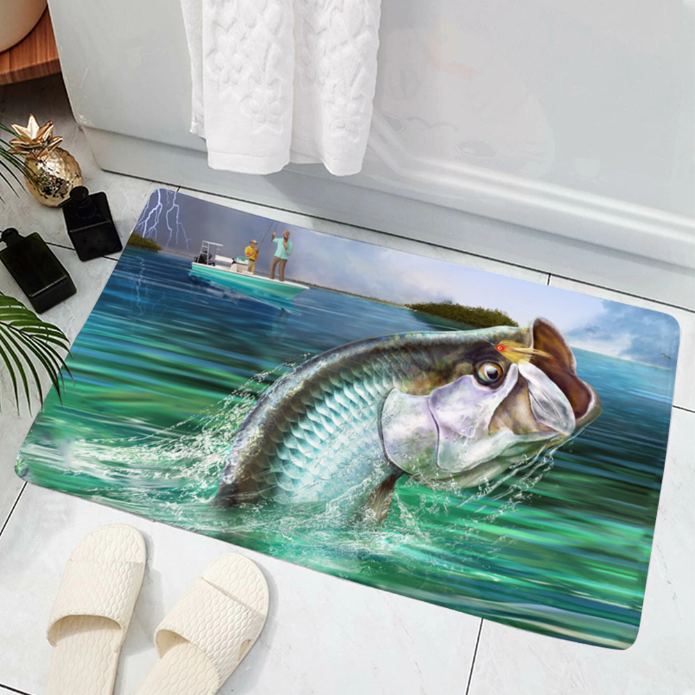 Alfombra con Diseño de Peces,  - Commercial Print Model reseña y precio
