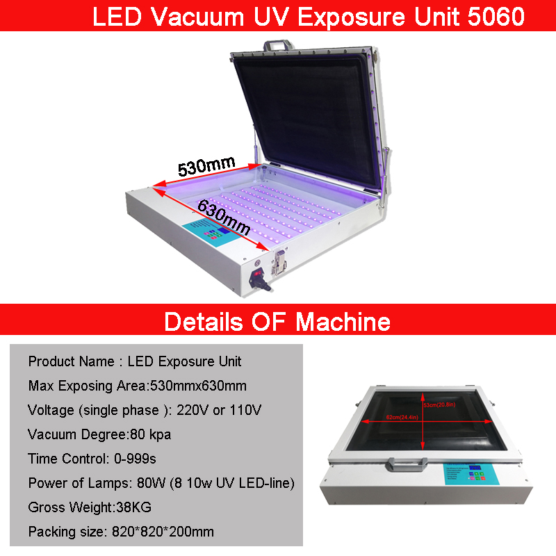 Unidad de Exposición UV LED al - Commercial Printing Process reseña y precio