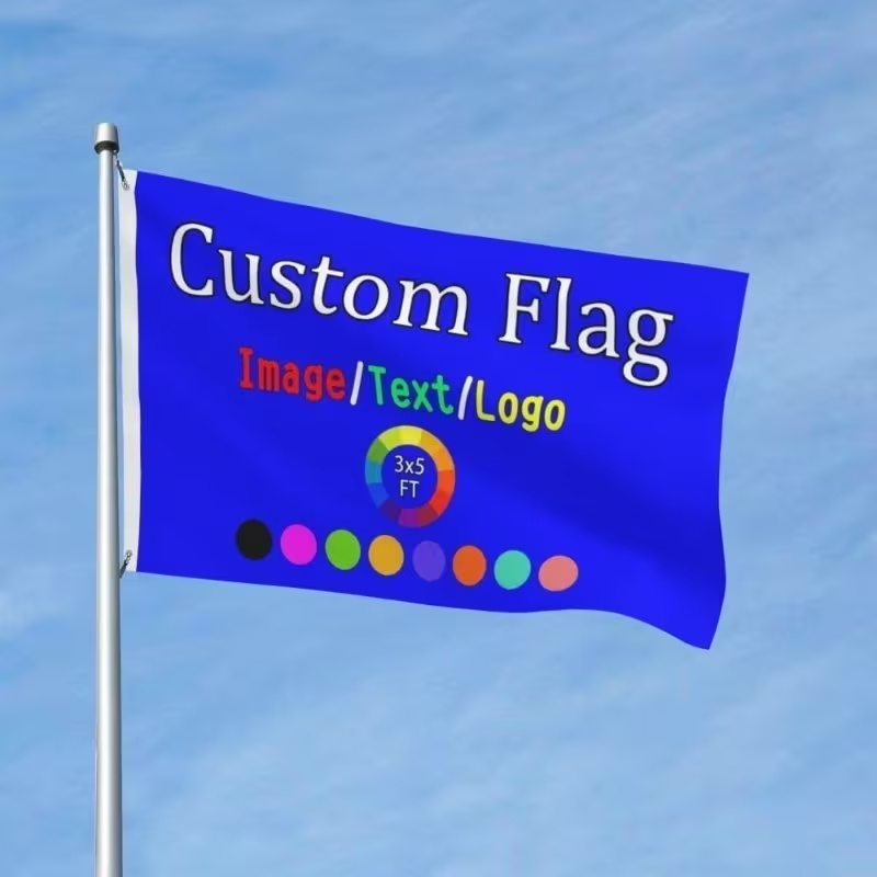 Bandera Personalizada con Logo - Commercial Printing Supplies Usa reseña y precio