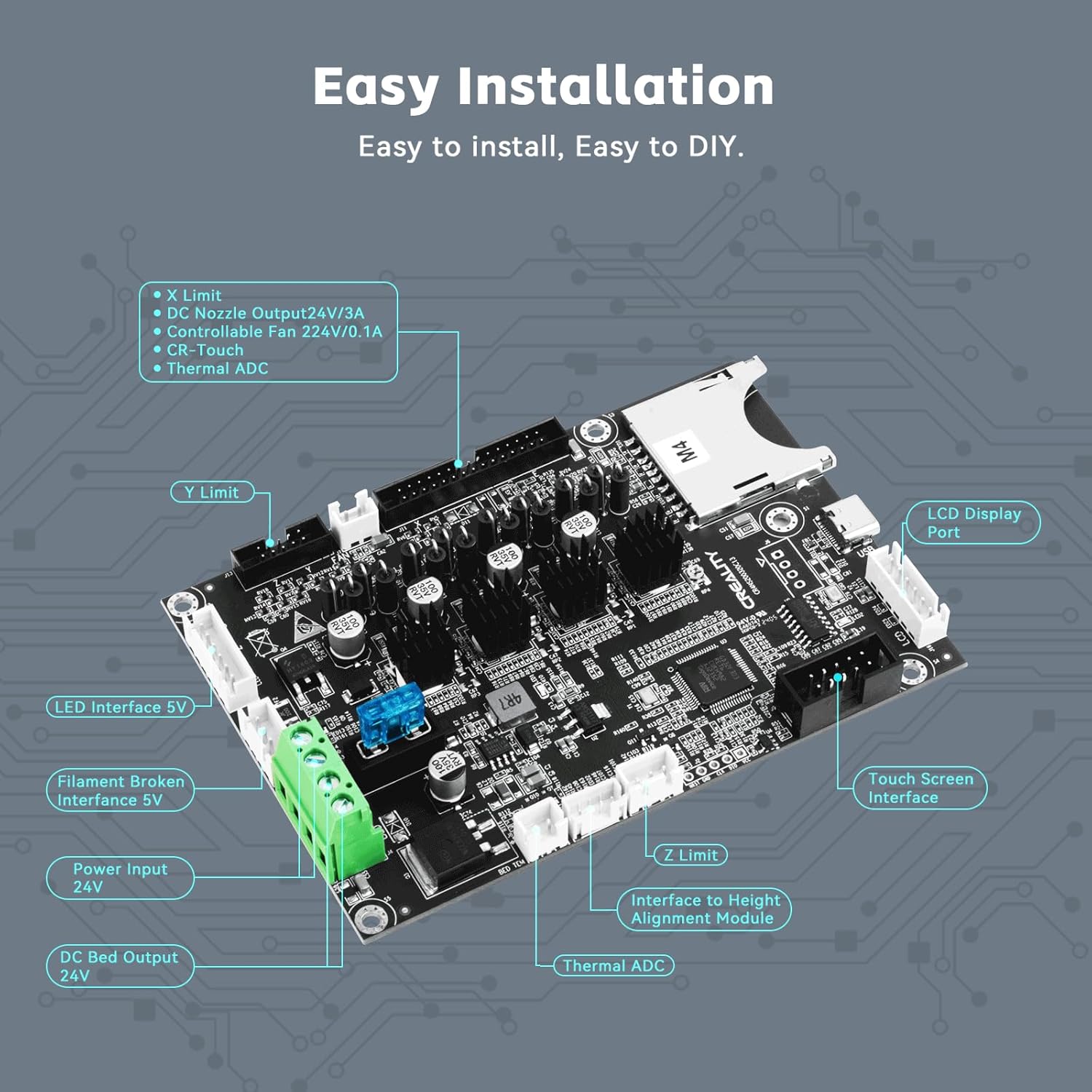 CREALITY Ender 3 V3 SE placa b - Creality Printer Ender 3 reseña y precio