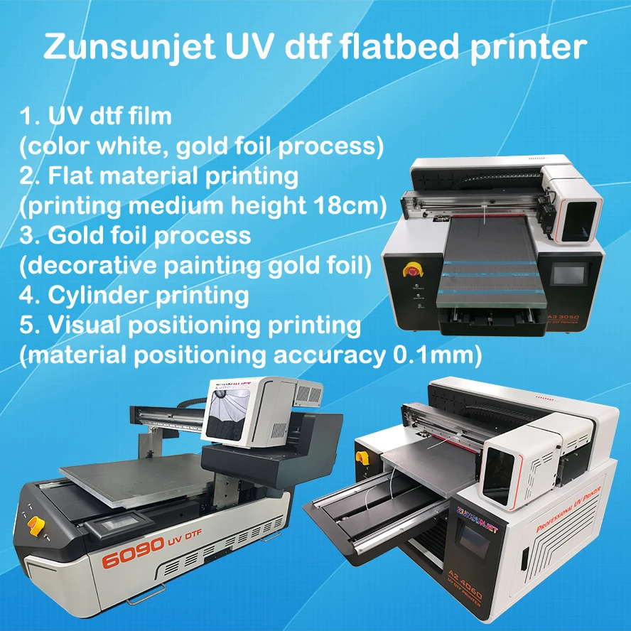 Impresora UV DTF de Cama Plana - Uv Flatbed Printer reseña y precio